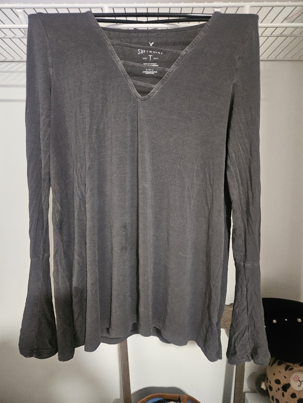 Soft & Sexy Wrap Top Size L
